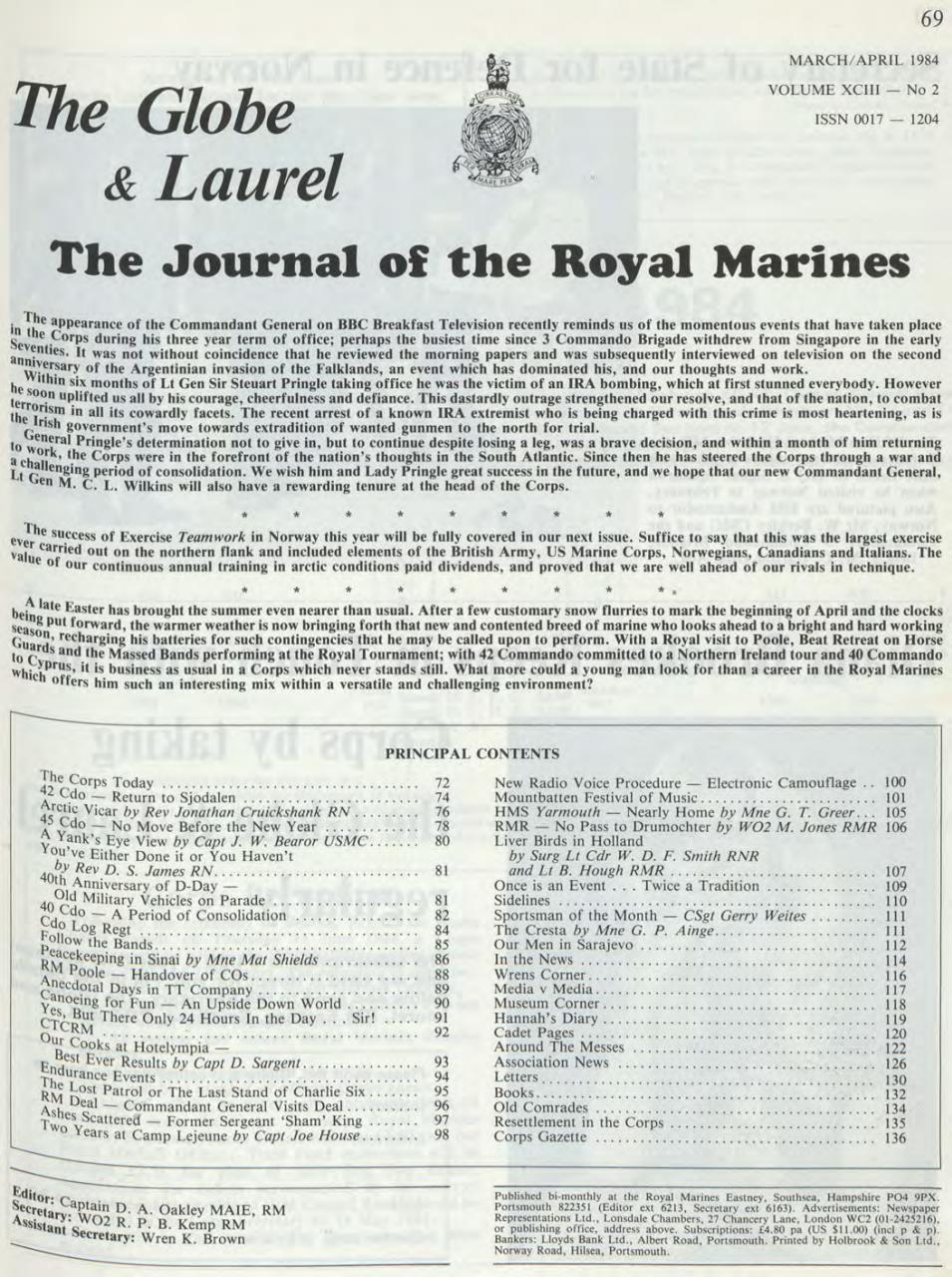 Globe & Laurel Preview Pages