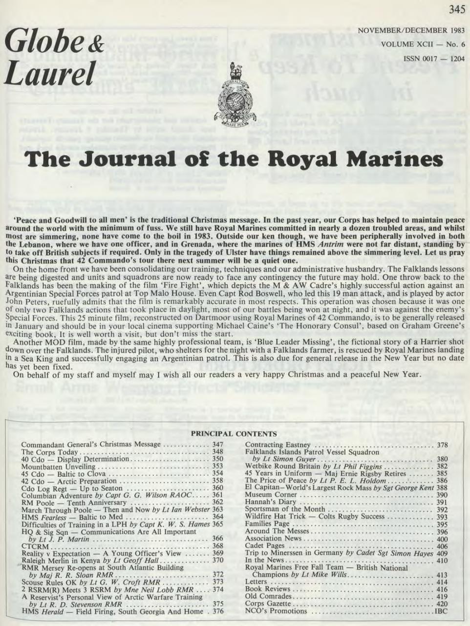 Globe & Laurel Preview Pages