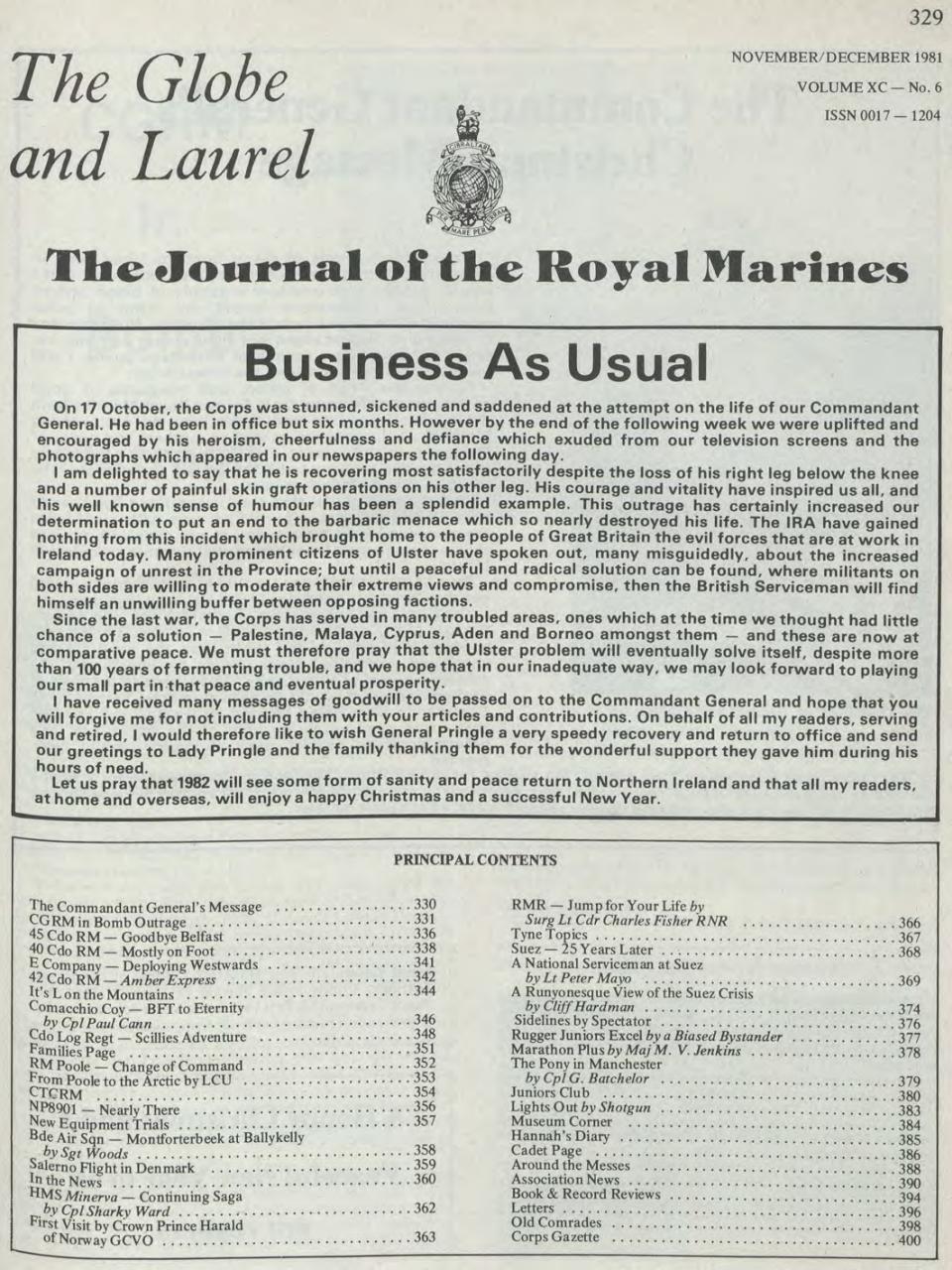 Globe & Laurel Preview Pages