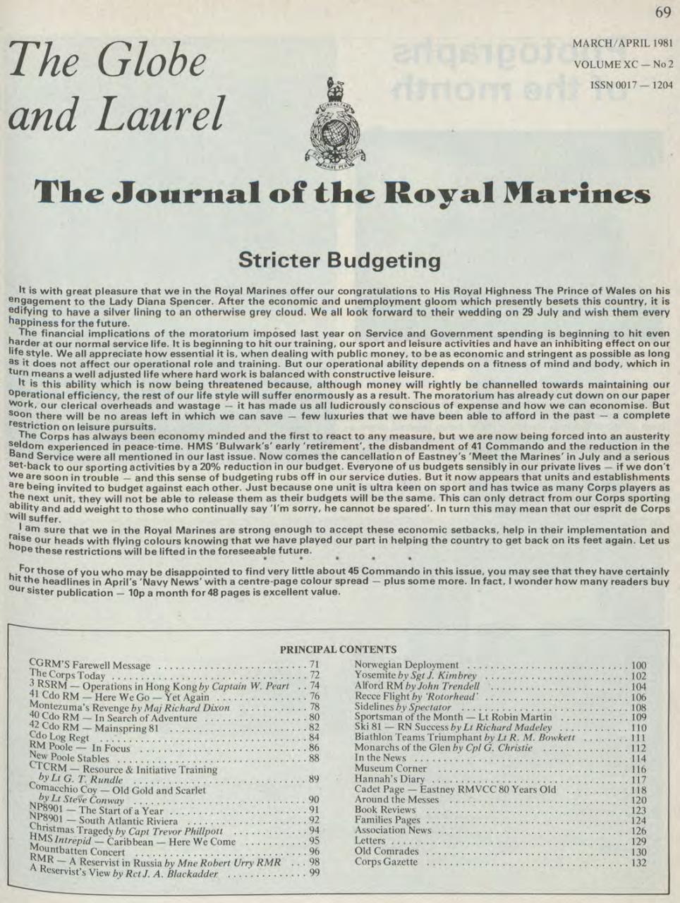 Globe & Laurel Preview Pages