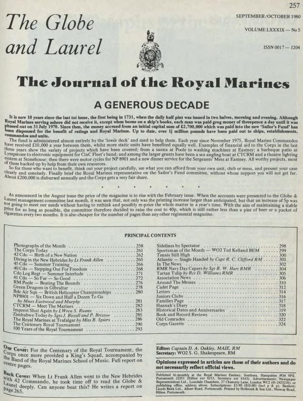 Globe & Laurel Preview Pages