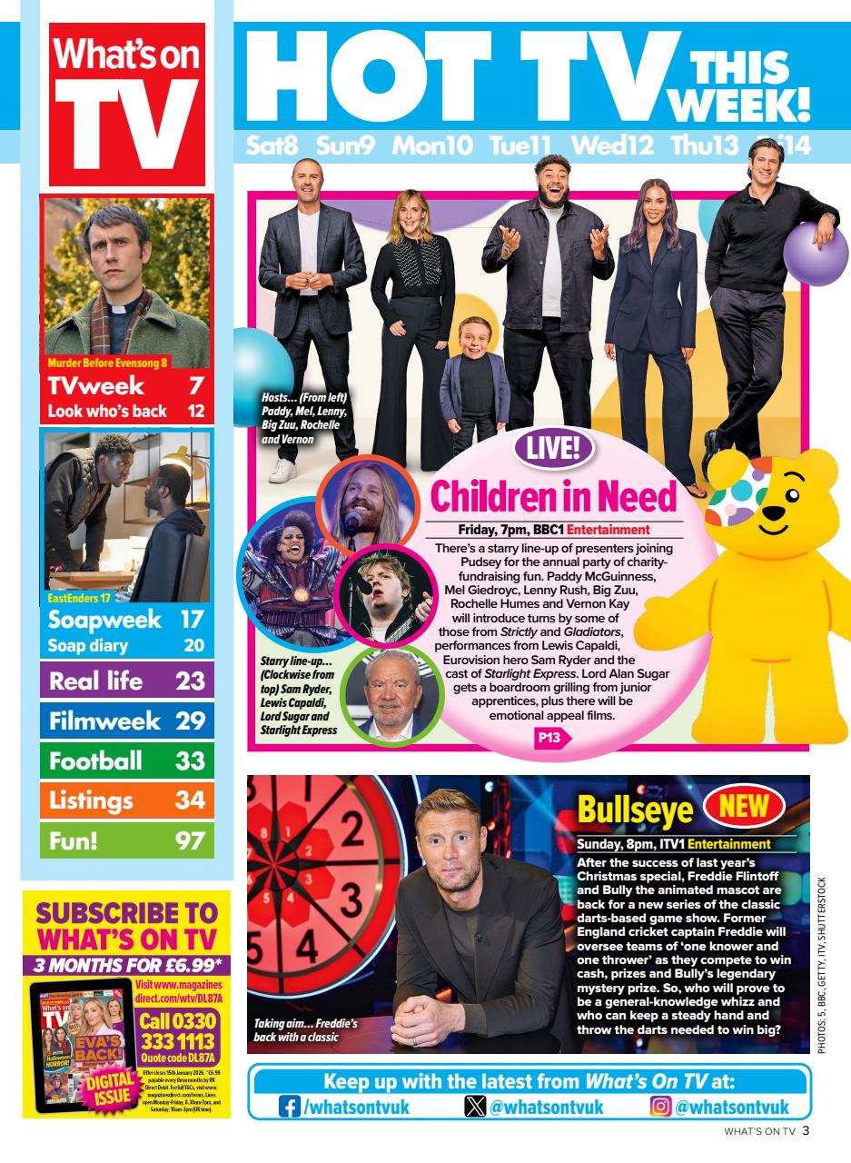 What's on TV Preview Pages