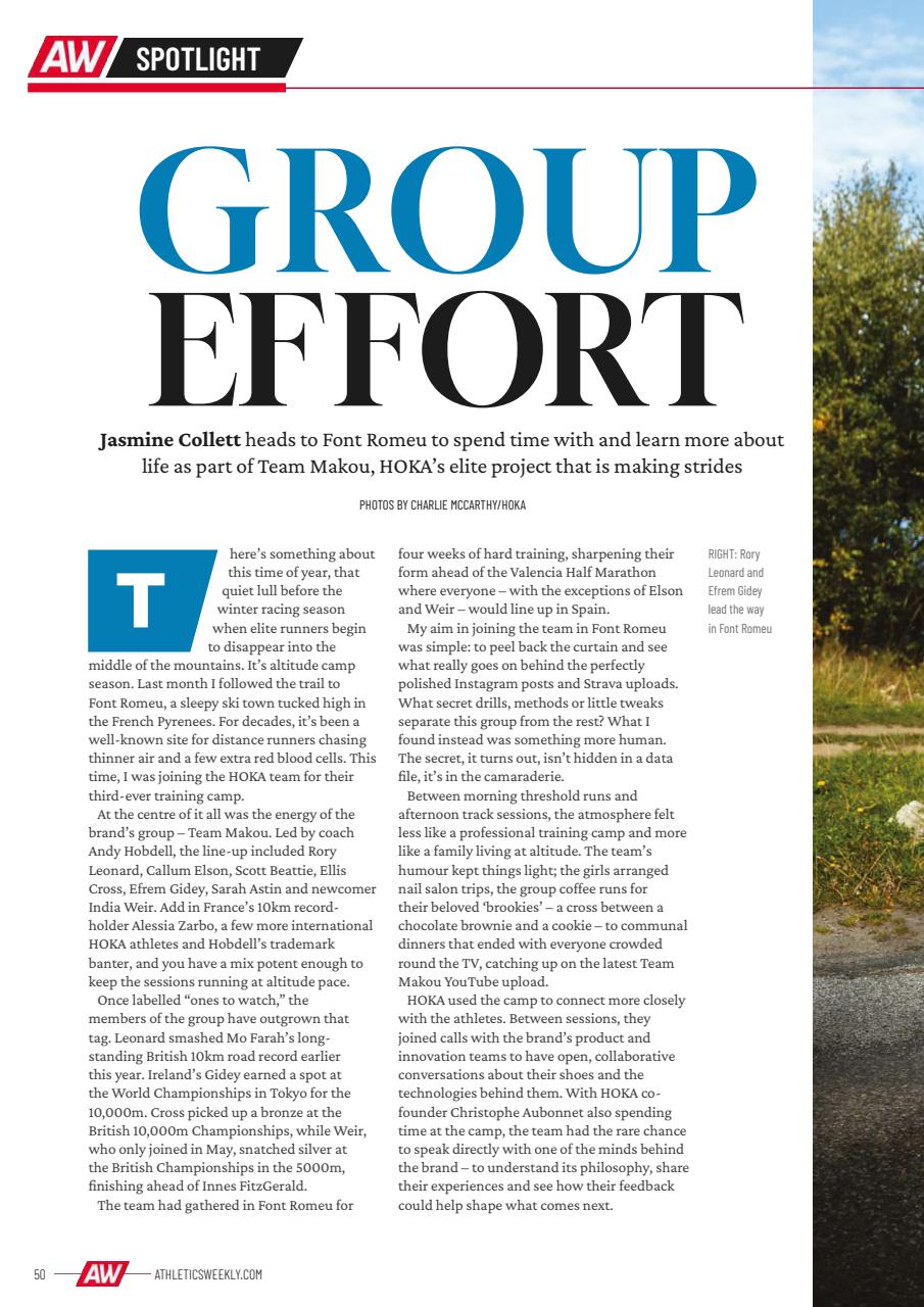 AW – Athletics Weekly Magazine Preview Pages