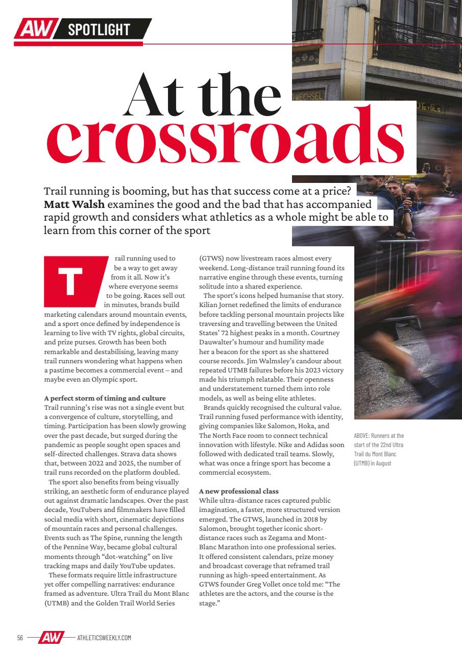 AW – Athletics Weekly Magazine Preview Pages