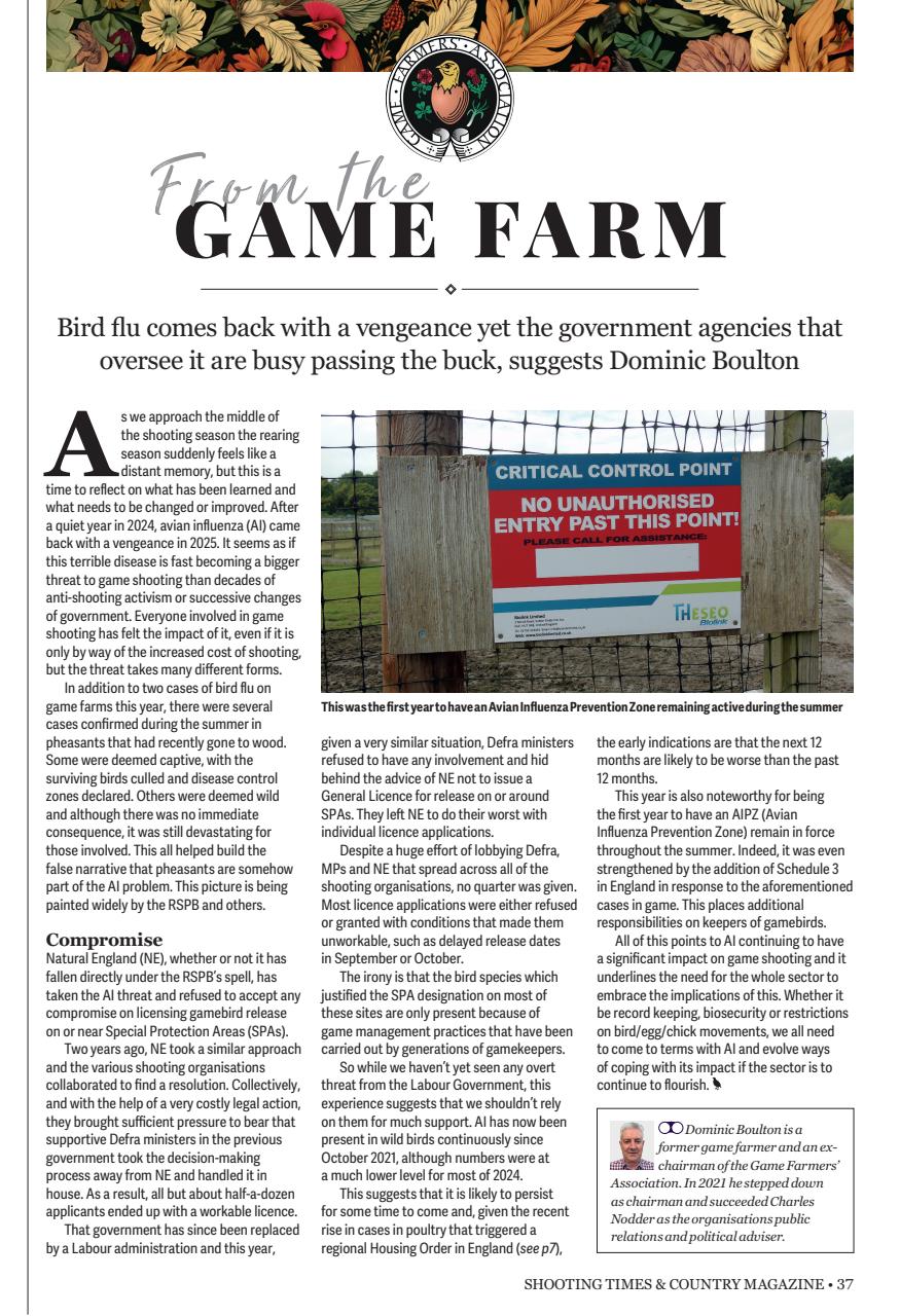 Shooting Times & Country Preview Pages