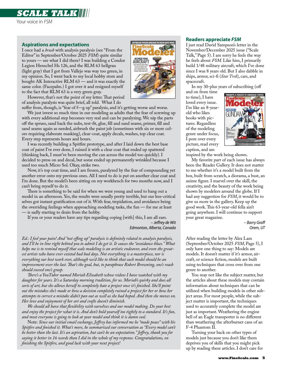 FineScale Modeler Preview Pages