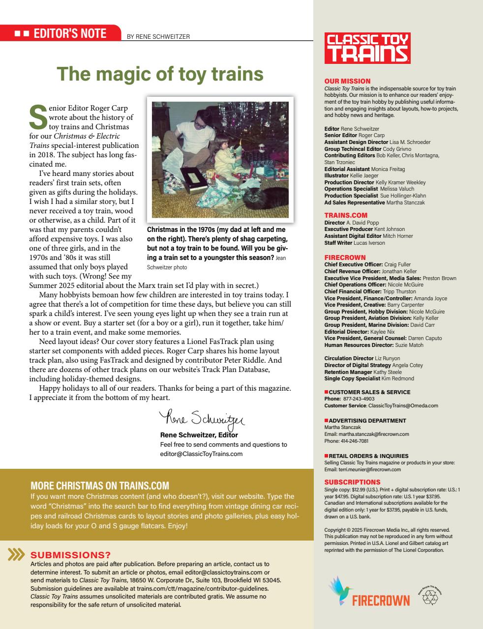 Classic Toy Trains Preview Pages