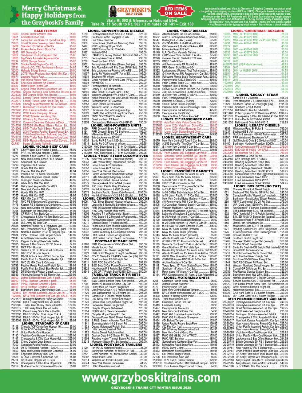 Classic Toy Trains Preview Pages
