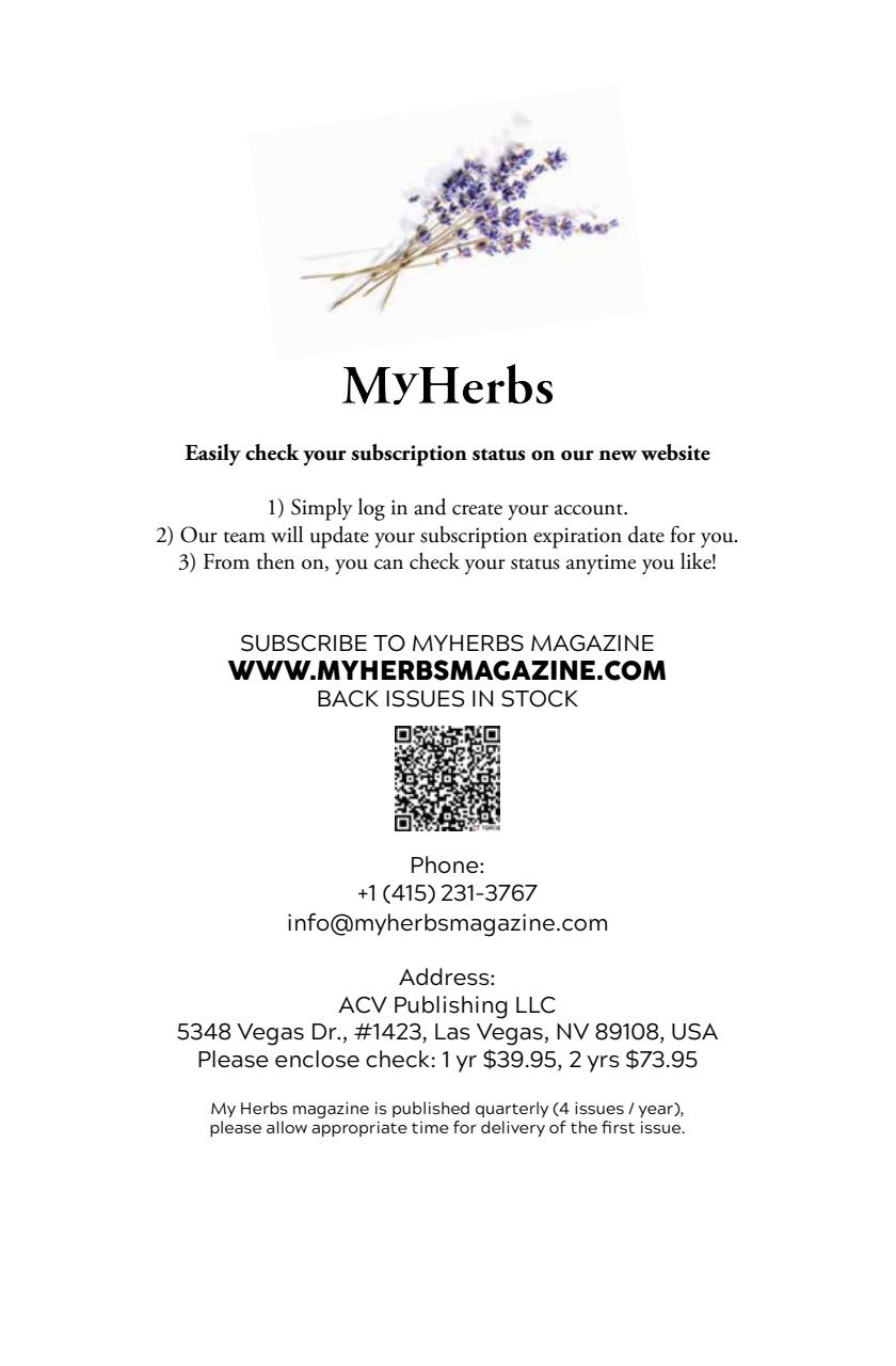 My Herbs Magazine Preview Pages
