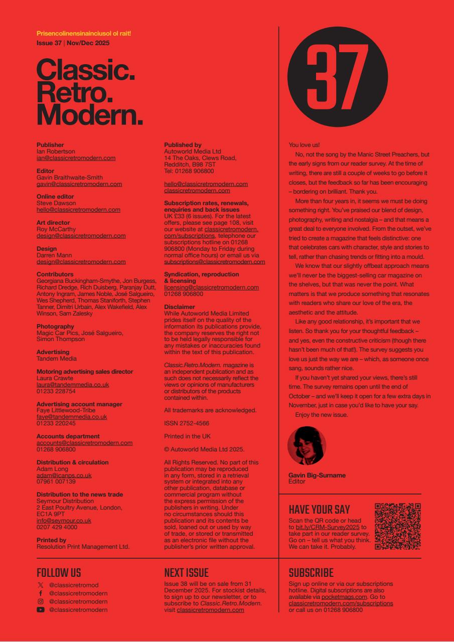 Classic Retro Modern Magazine Preview Pages