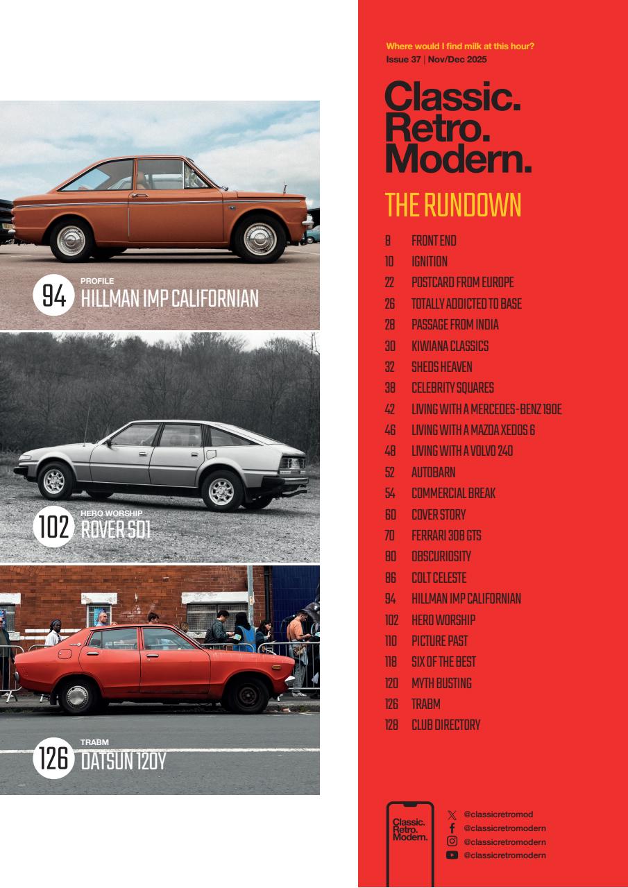 Classic Retro Modern Magazine Preview Pages