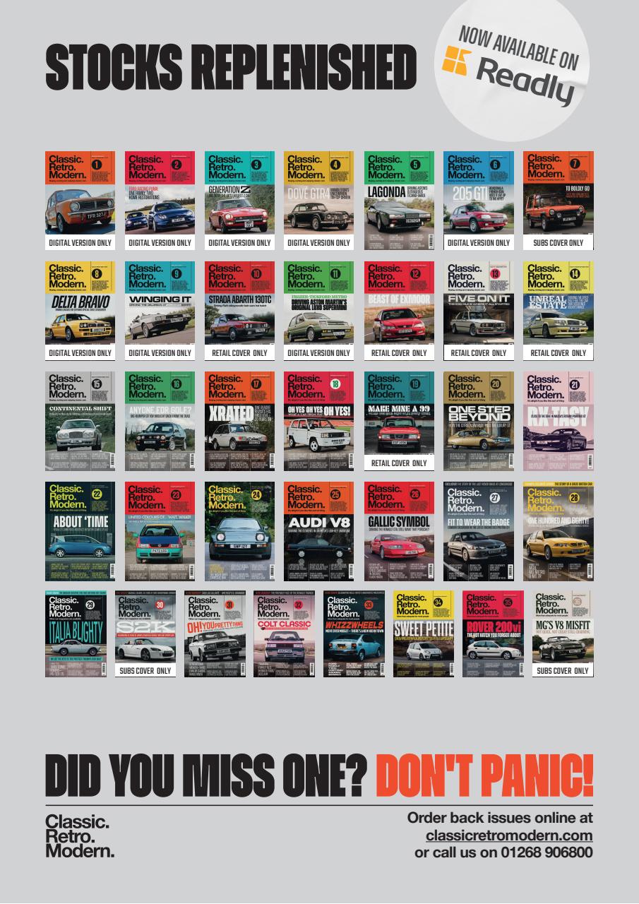 Classic Retro Modern Magazine Preview Pages