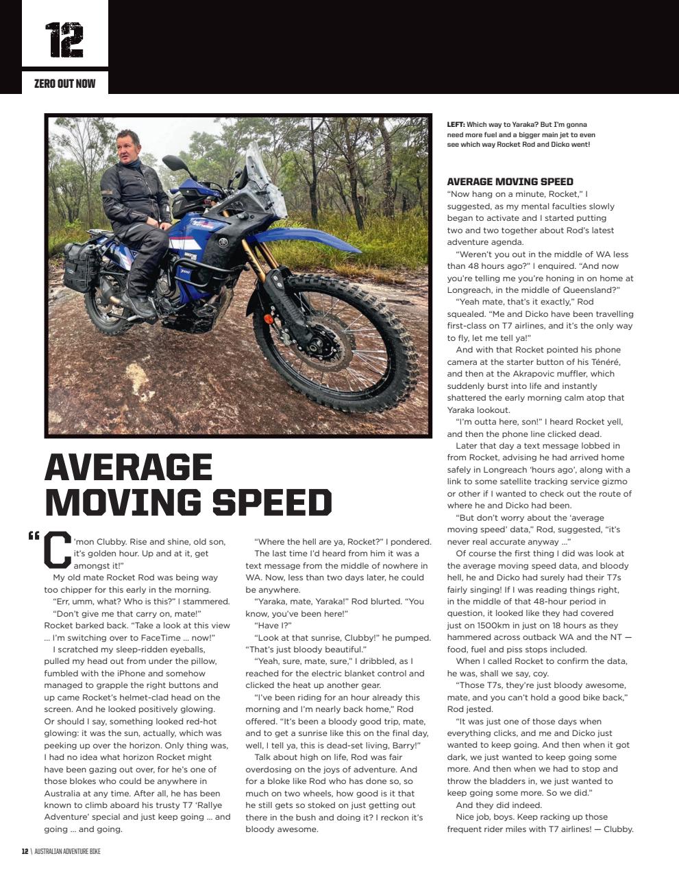 Australian Adventure Bike Preview Pages