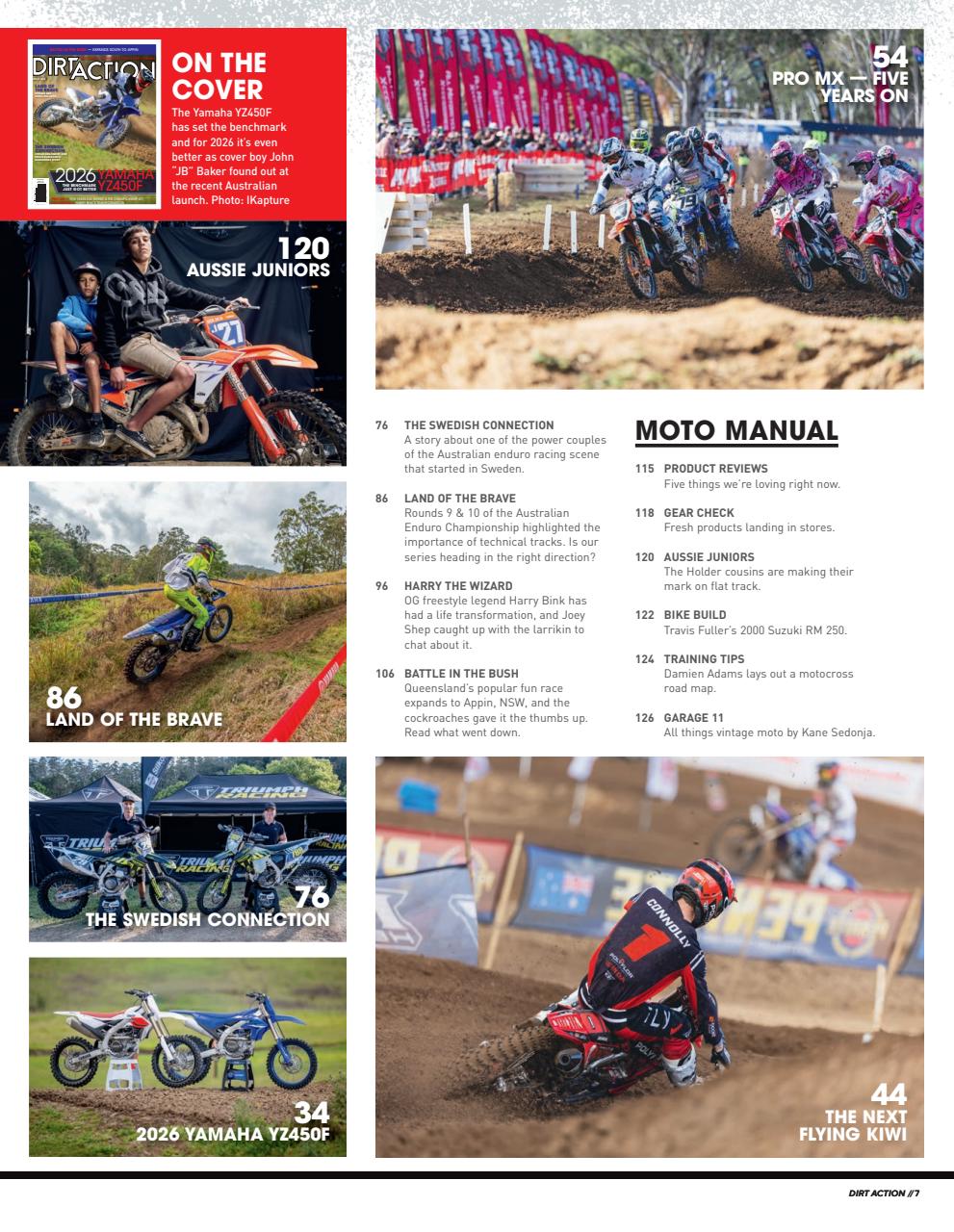 Dirt Action Preview Pages