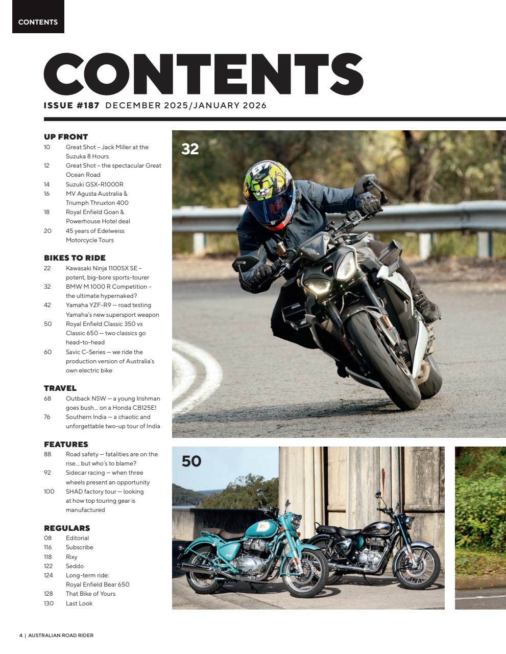 Australian Road Rider Preview Pages