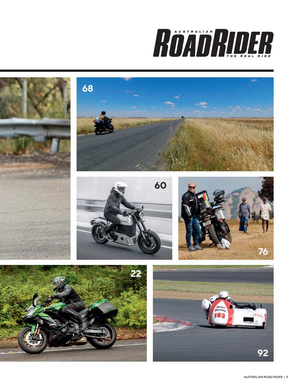 Australian Road Rider Preview Pages
