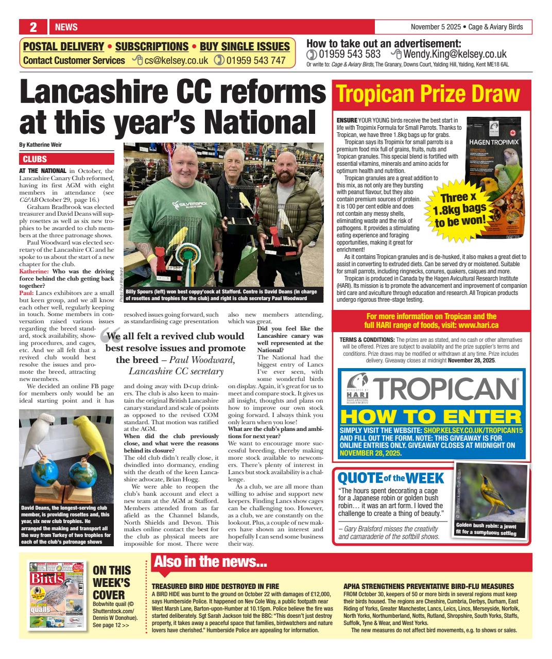 Cage & Aviary Birds Preview Pages