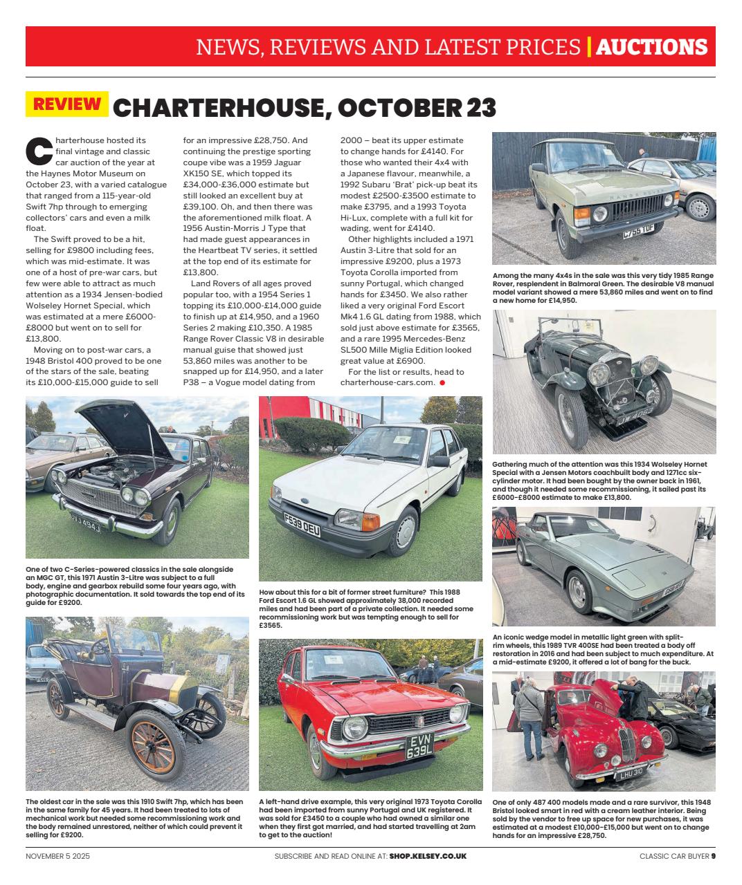 Classic Car Buyer Preview Pages