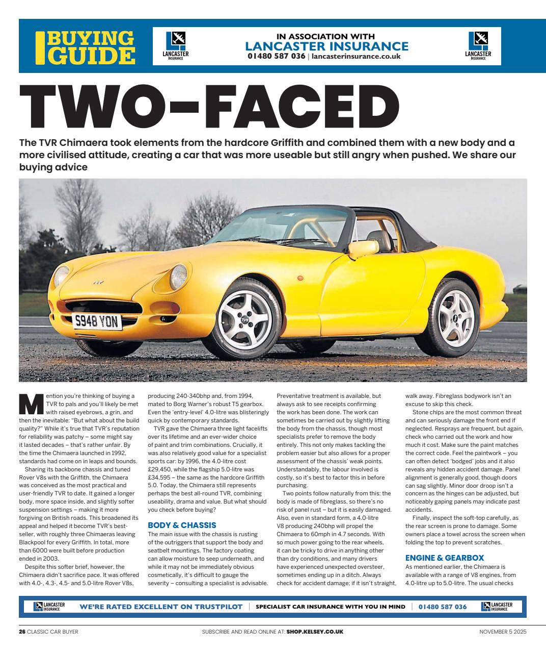 Classic Car Buyer Preview Pages