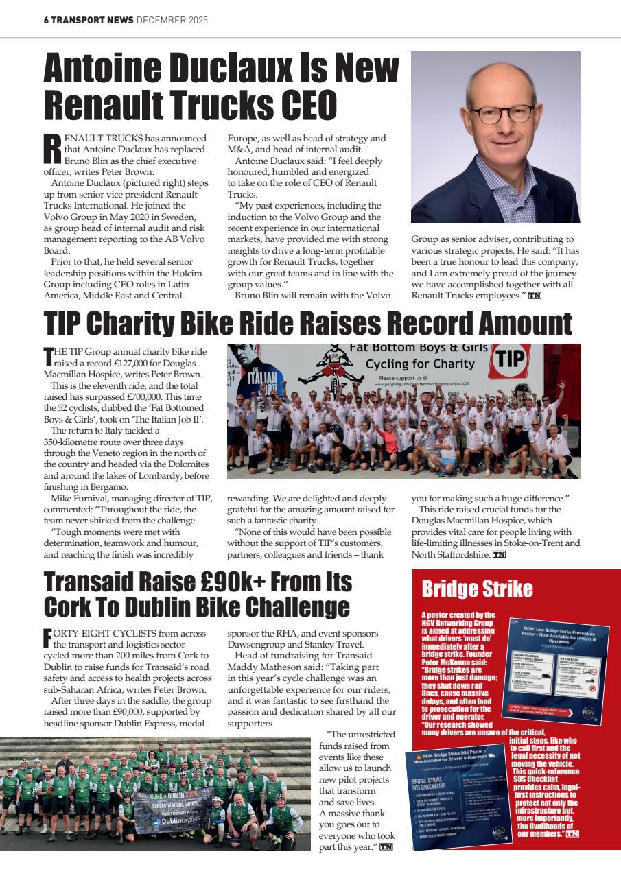 Transport News Preview Pages