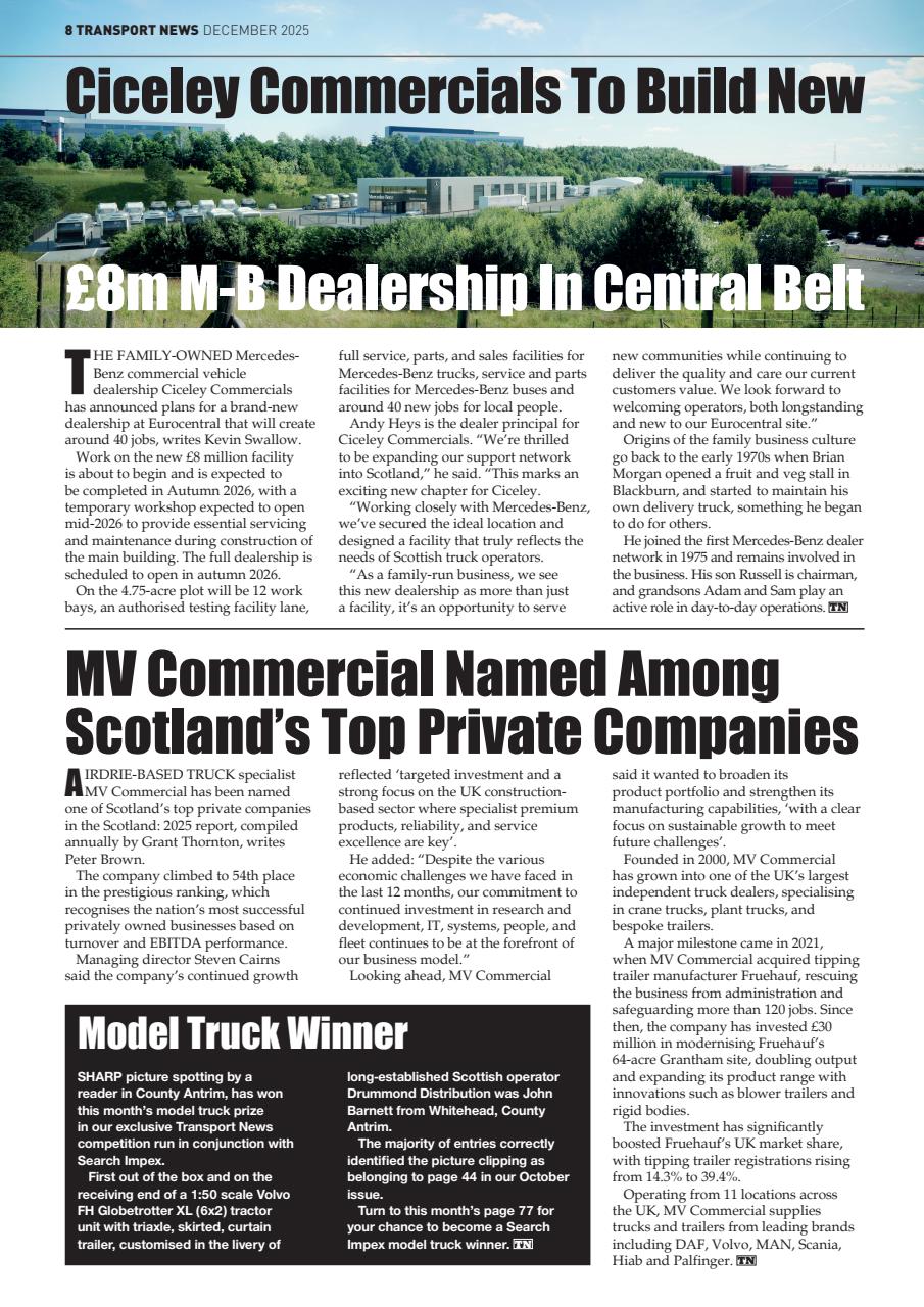 Transport News Preview Pages