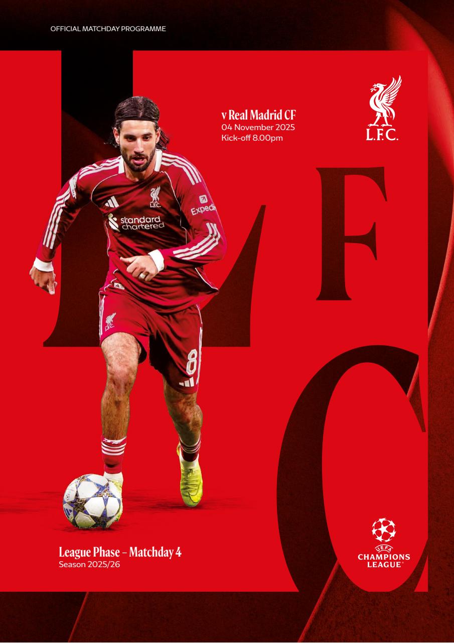Liverpool FC Programmes Preview Pages
