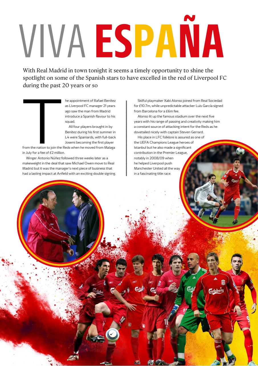 Liverpool FC Programmes Preview Pages