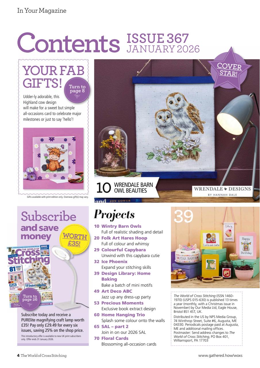 The World of Cross Stitching Preview Pages