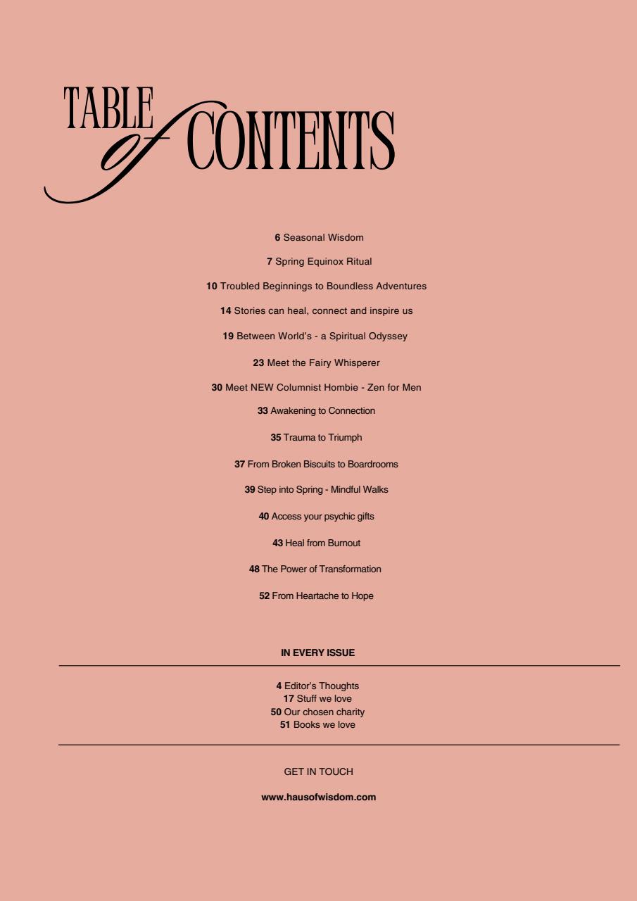 Haus of Wisdom Preview Pages