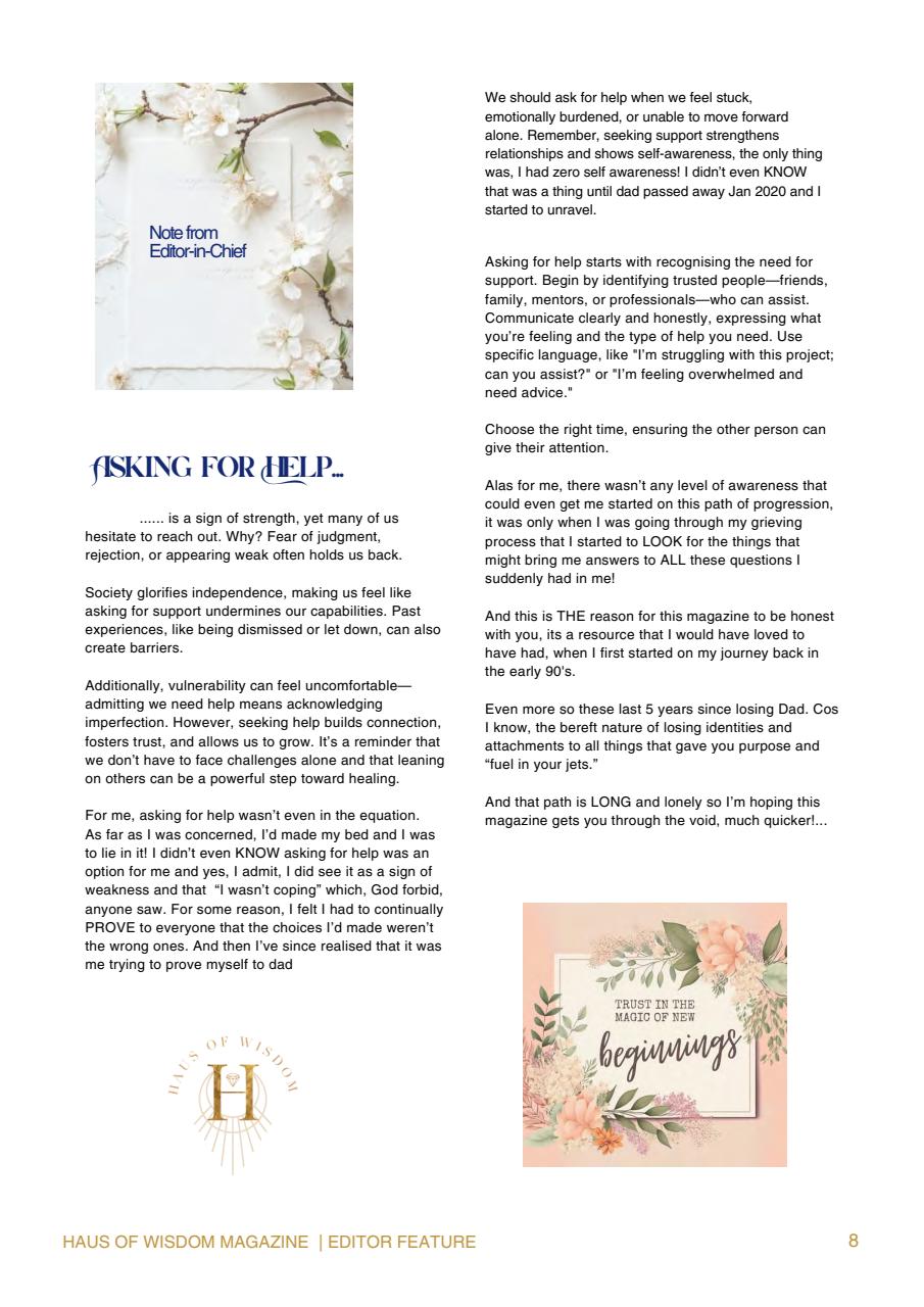 Haus of Wisdom Preview Pages