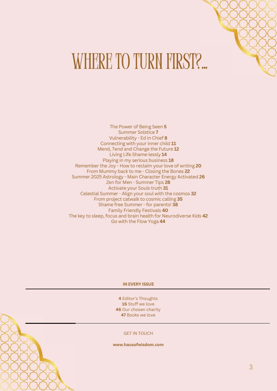 Haus of Wisdom Preview Pages