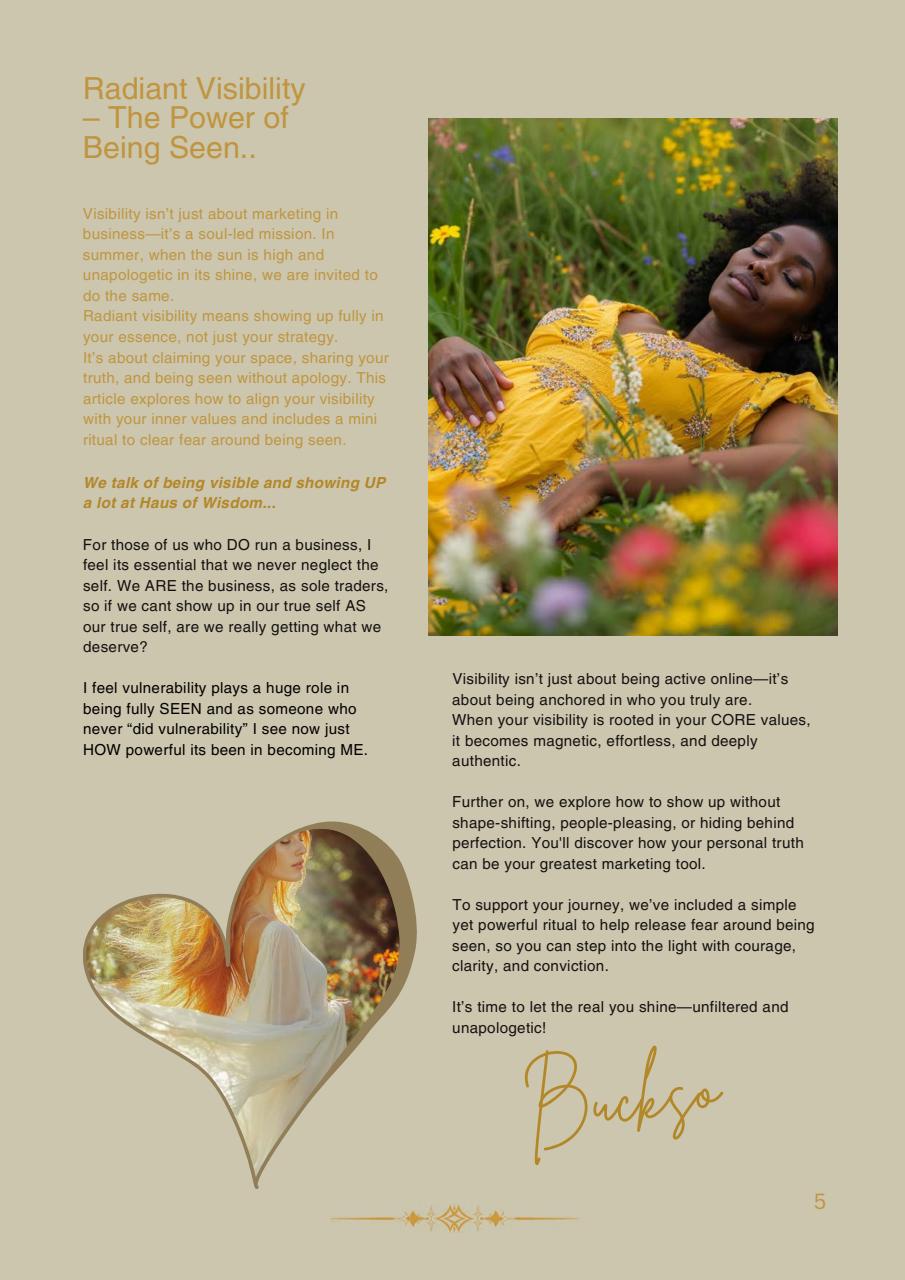 Haus of Wisdom Preview Pages