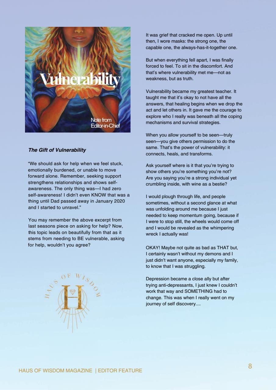 Haus of Wisdom Preview Pages