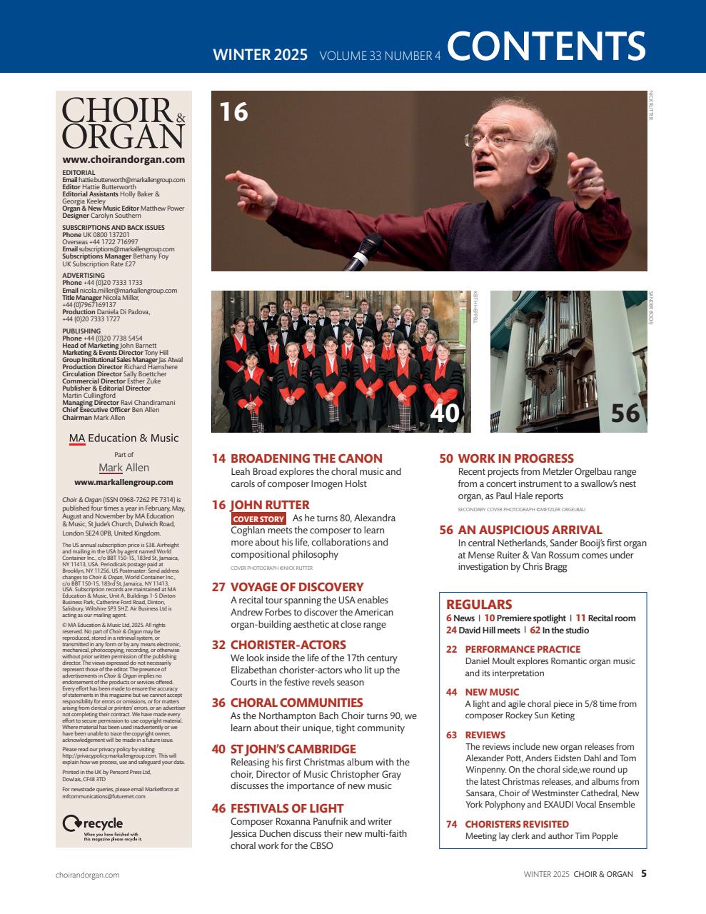 Choir & Organ Preview Pages