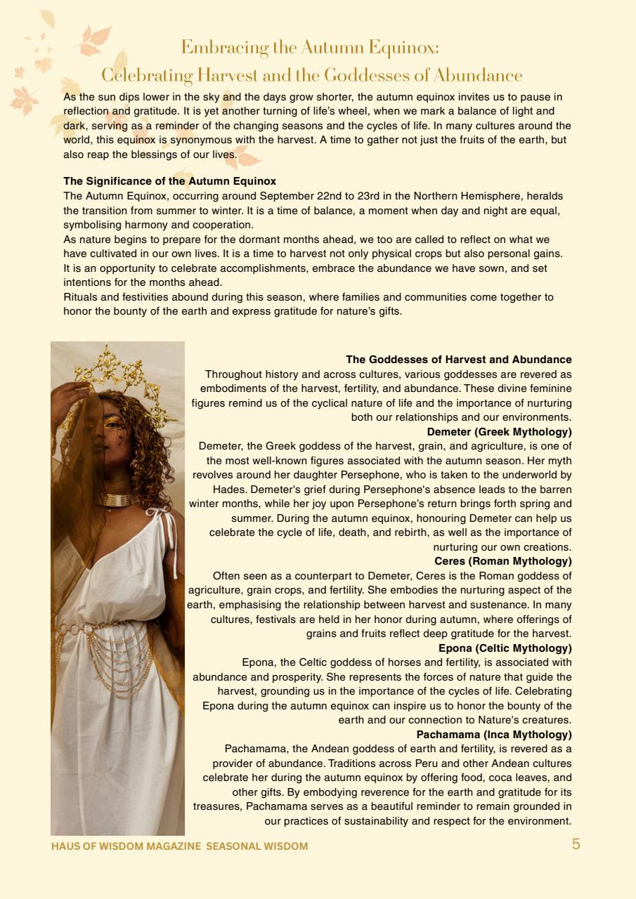 Haus of Wisdom Preview Pages