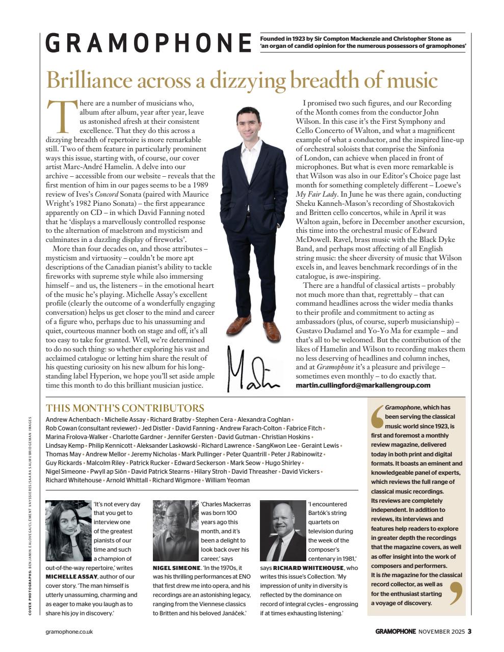 Gramophone Preview Pages