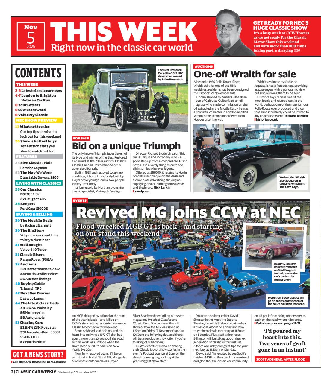 Classic Car Weekly Preview Pages