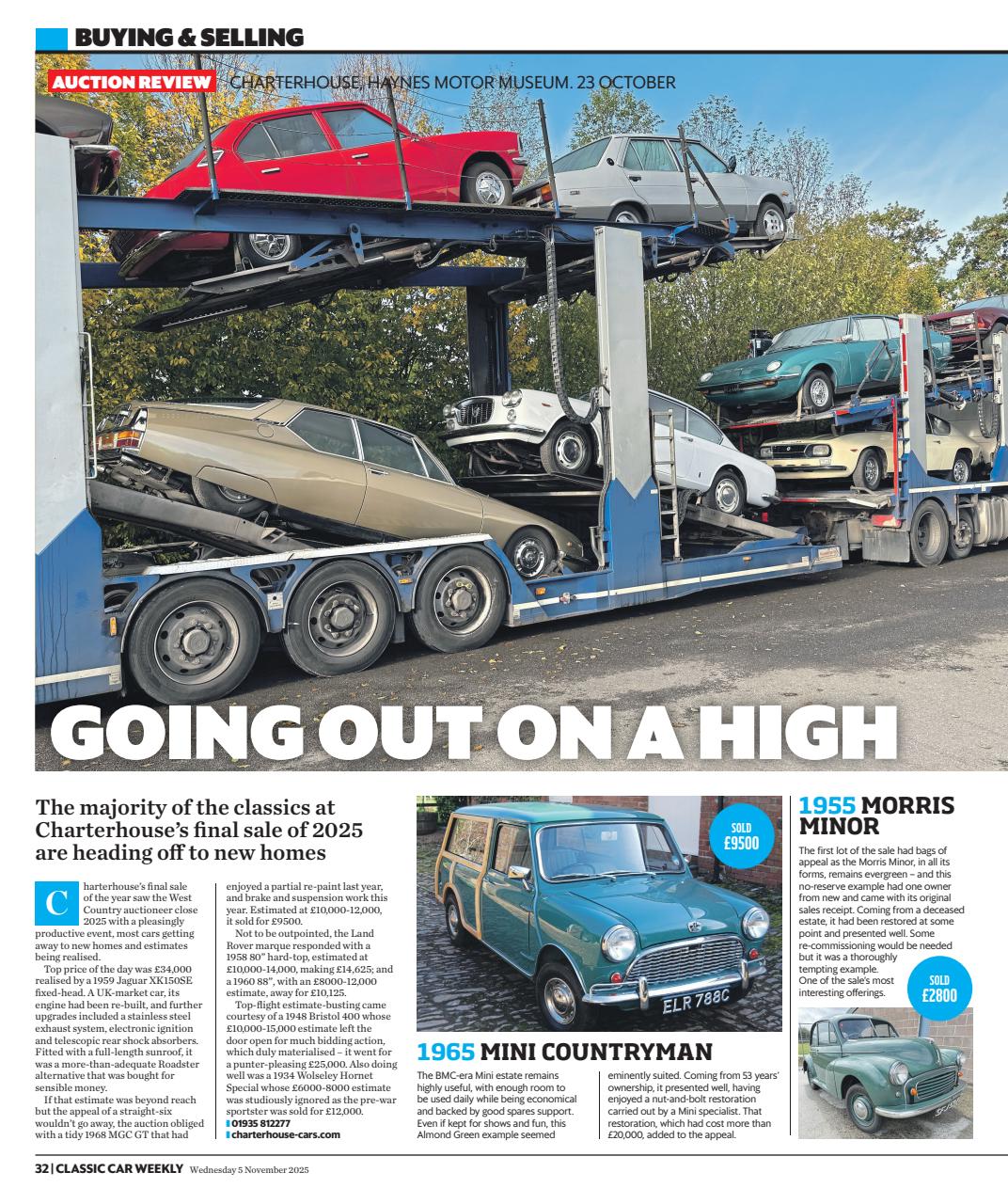 Classic Car Weekly Preview Pages