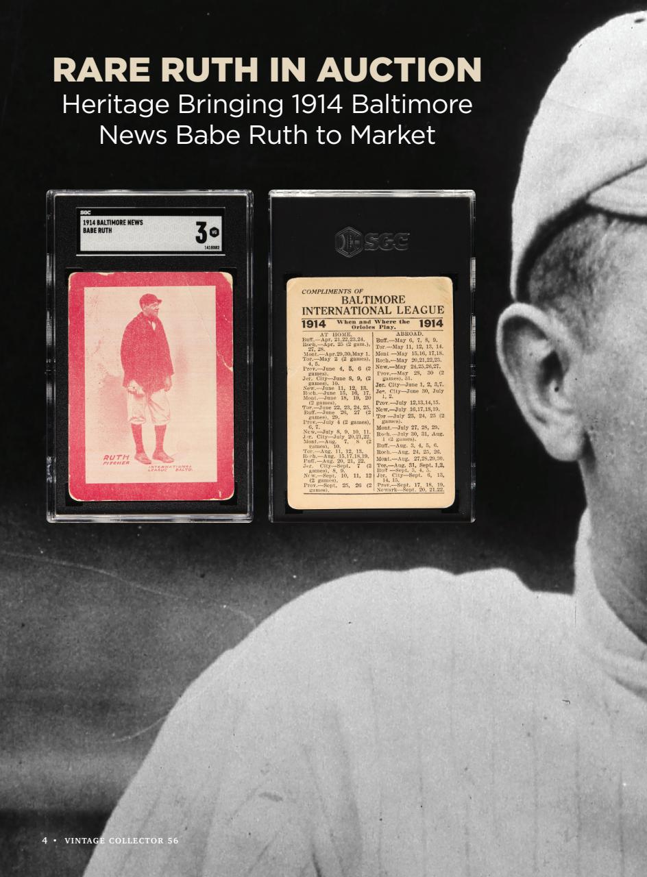 Beckett Vintage Collector Magazine Preview Pages