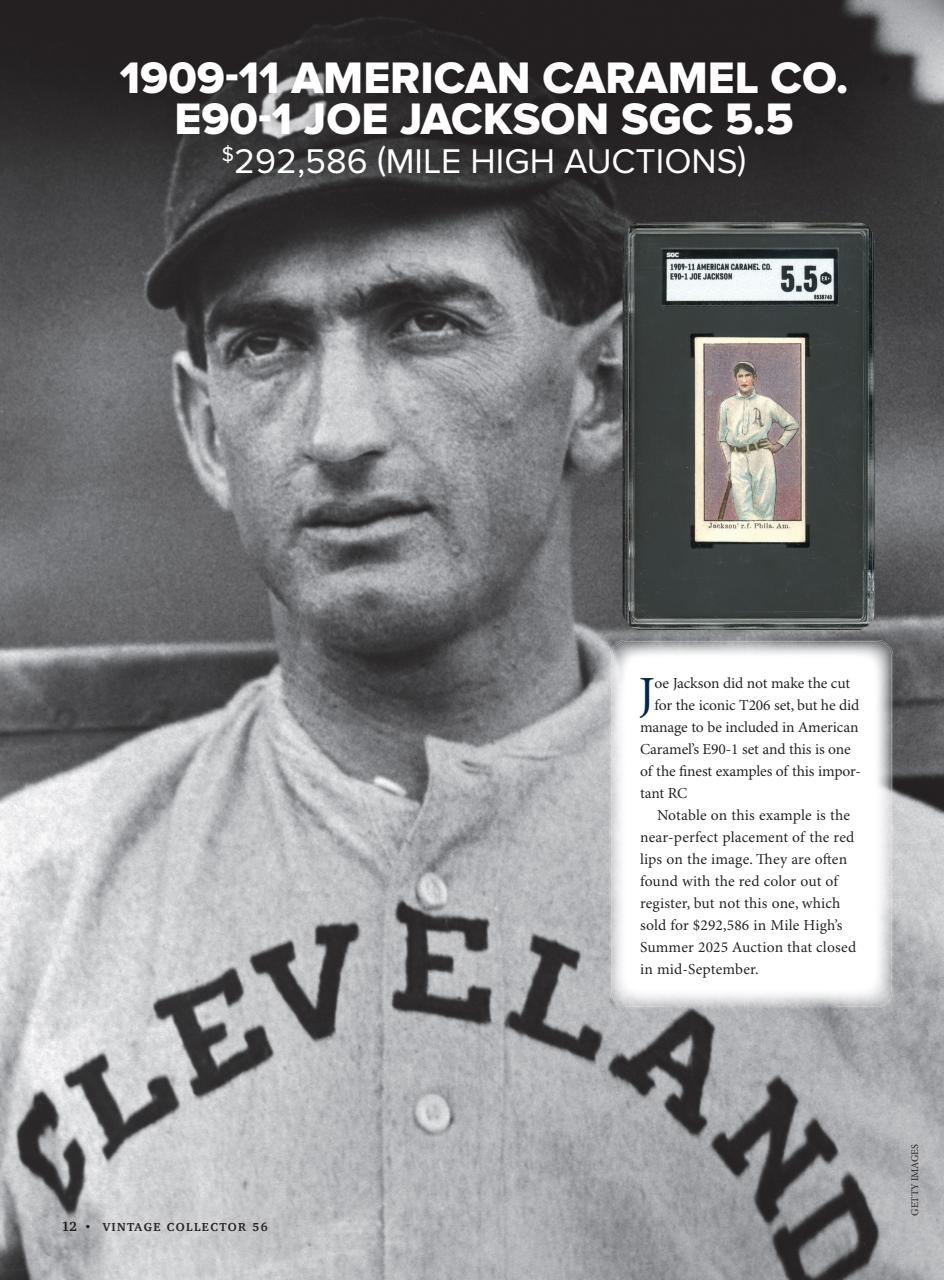 Beckett Vintage Collector Magazine Preview Pages