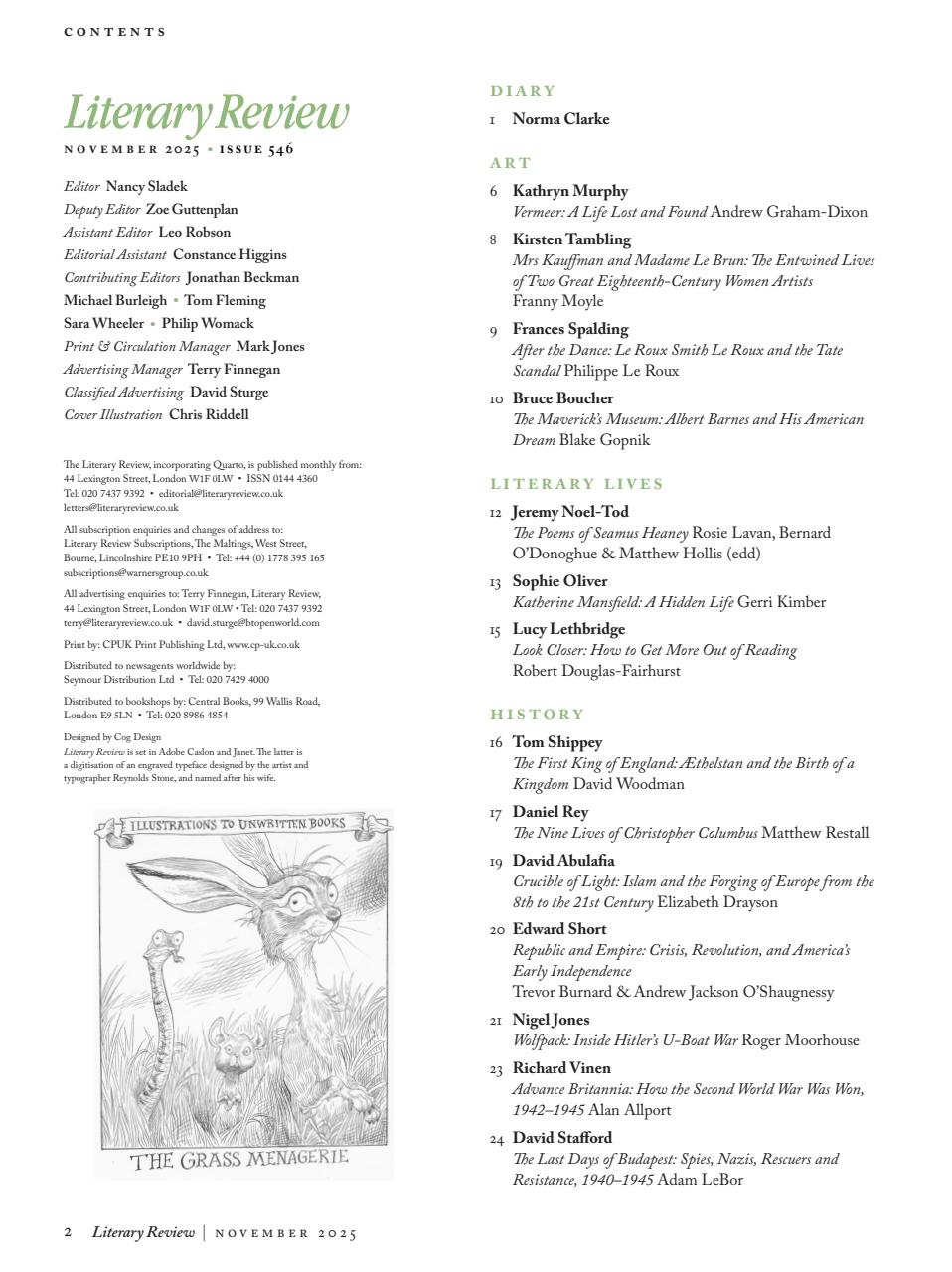 Literary Review Preview Pages