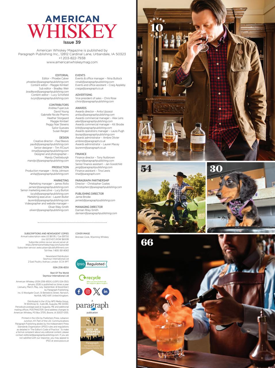 American Whiskey Magazine Preview Pages