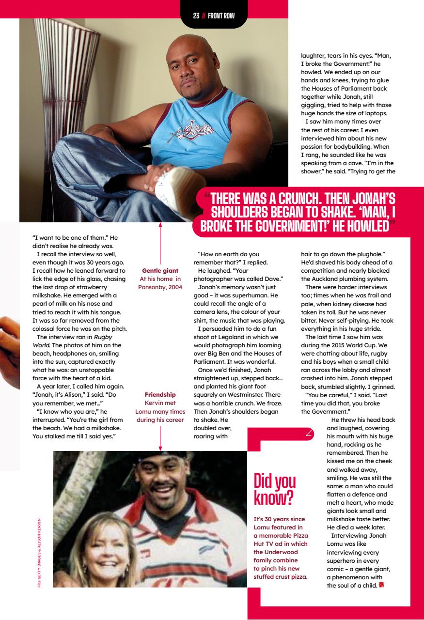 Rugby World Preview Pages