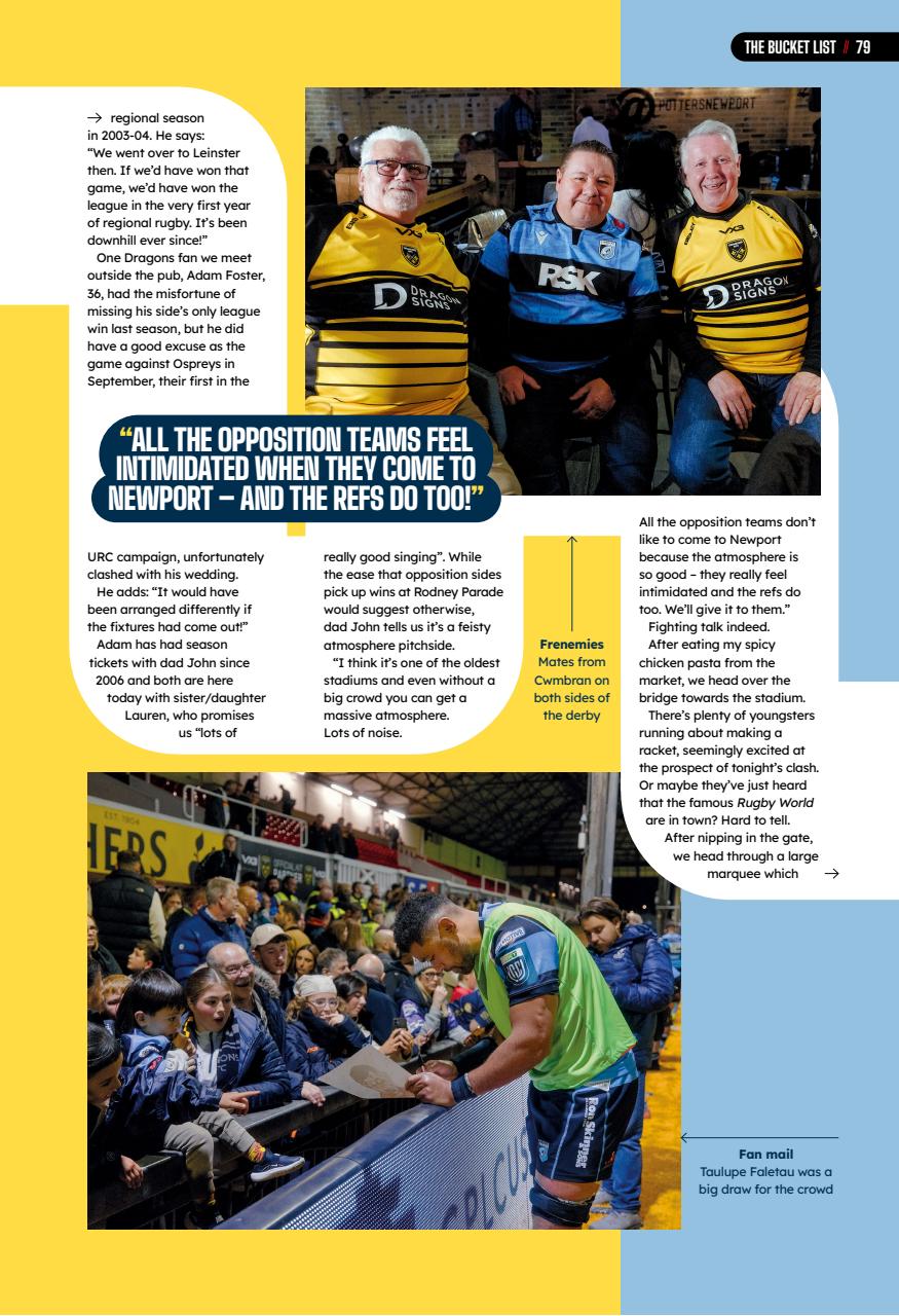 Rugby World Preview Pages