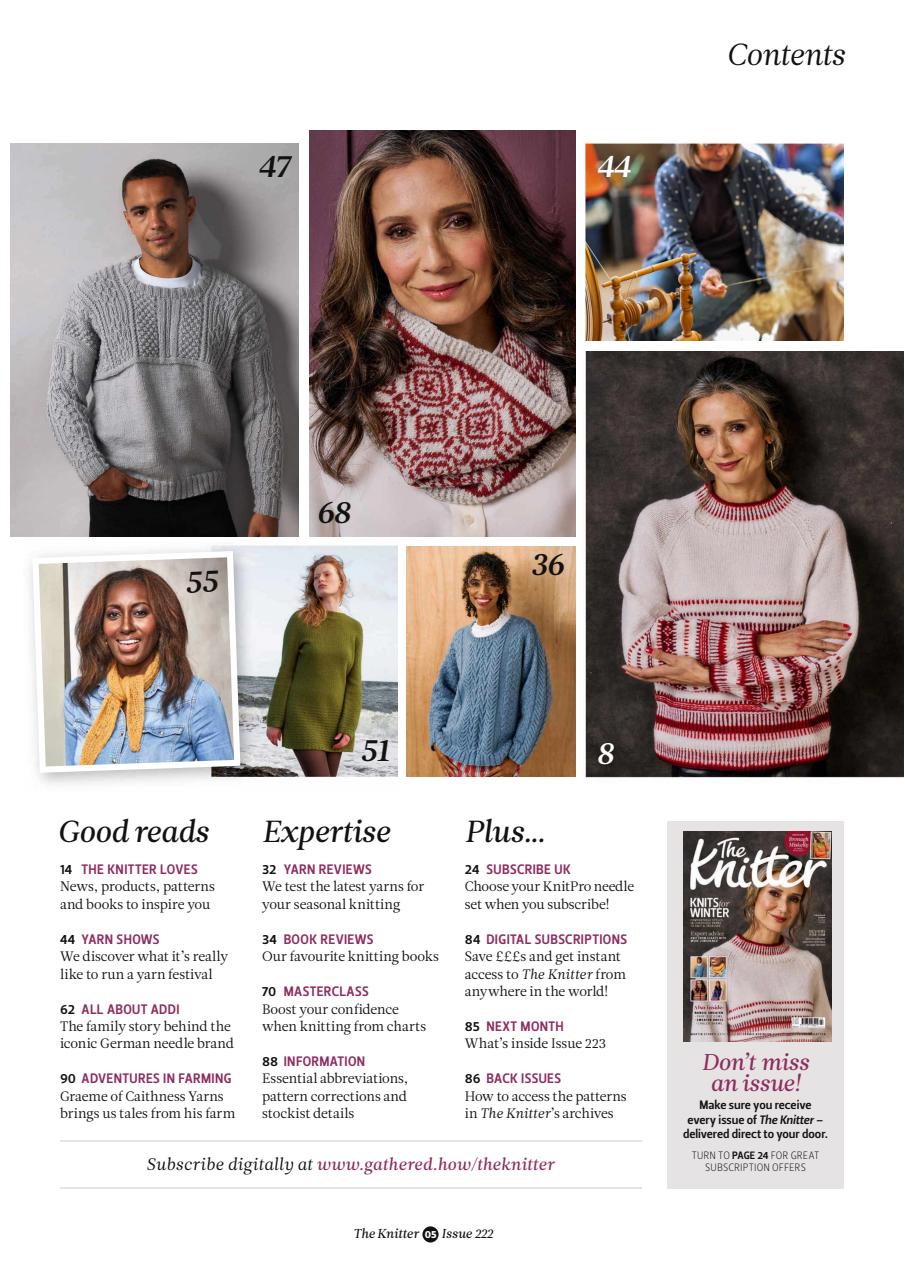 The Knitter Preview Pages