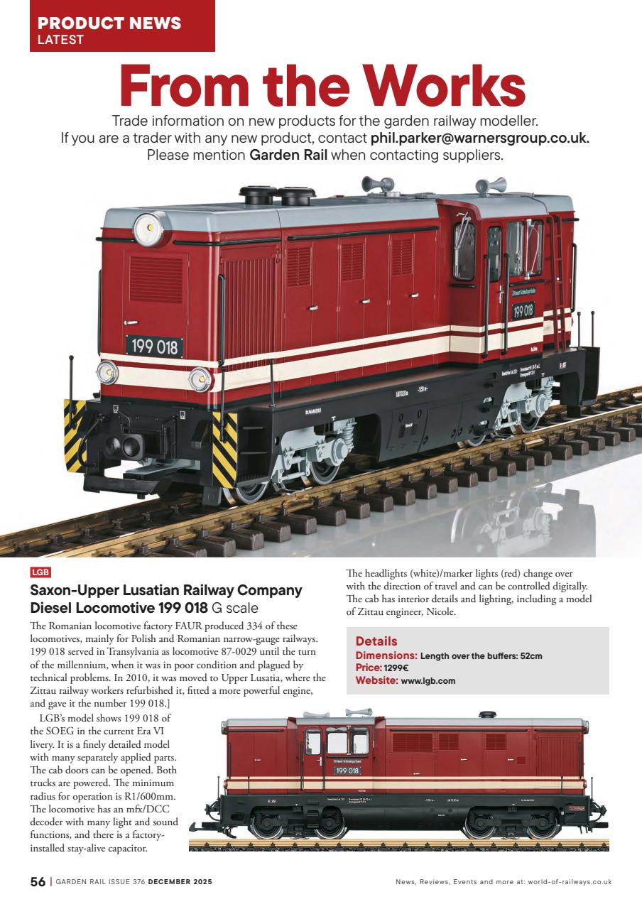 Garden Rail Preview Pages