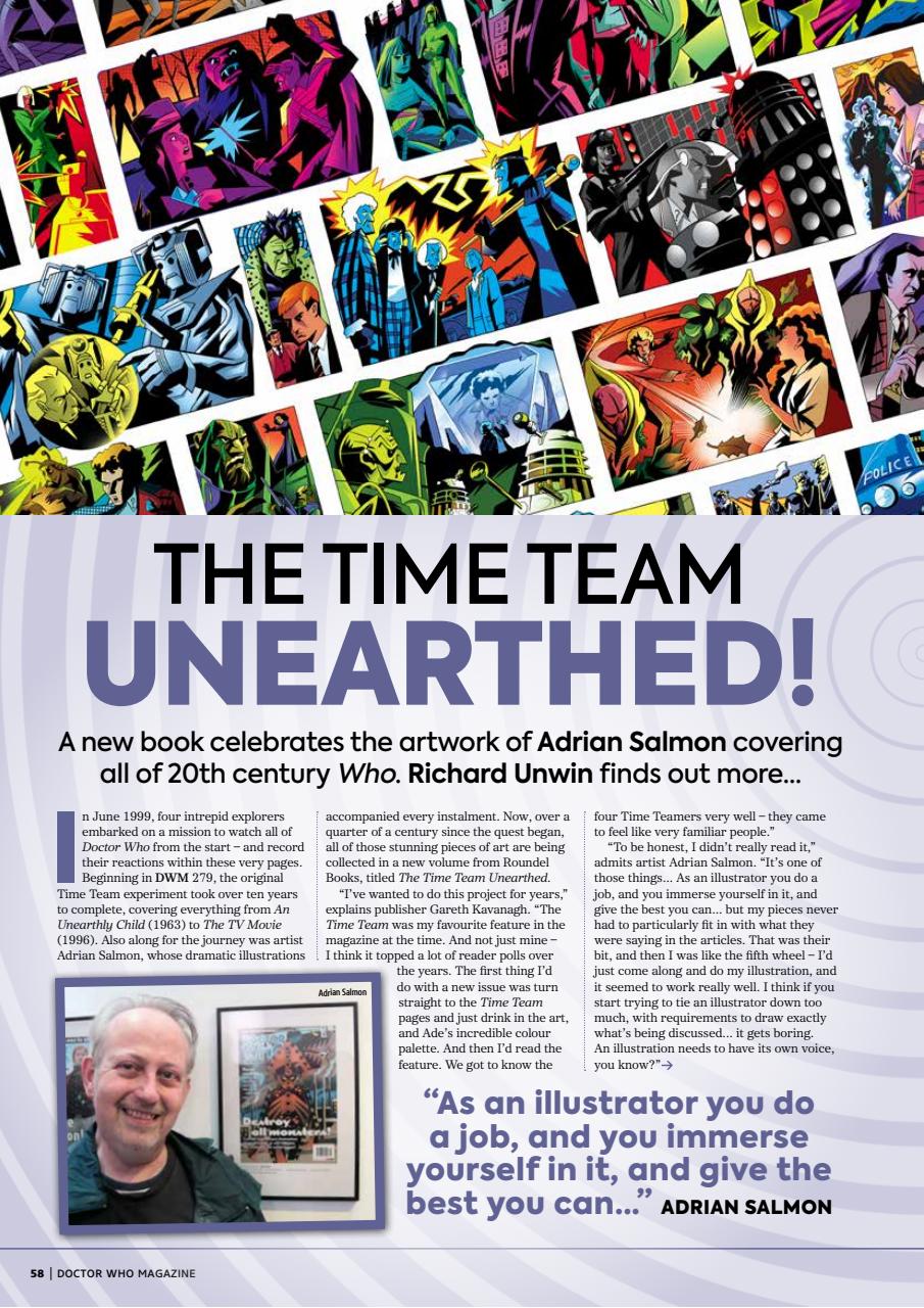 Doctor Who Magazine Preview Pages