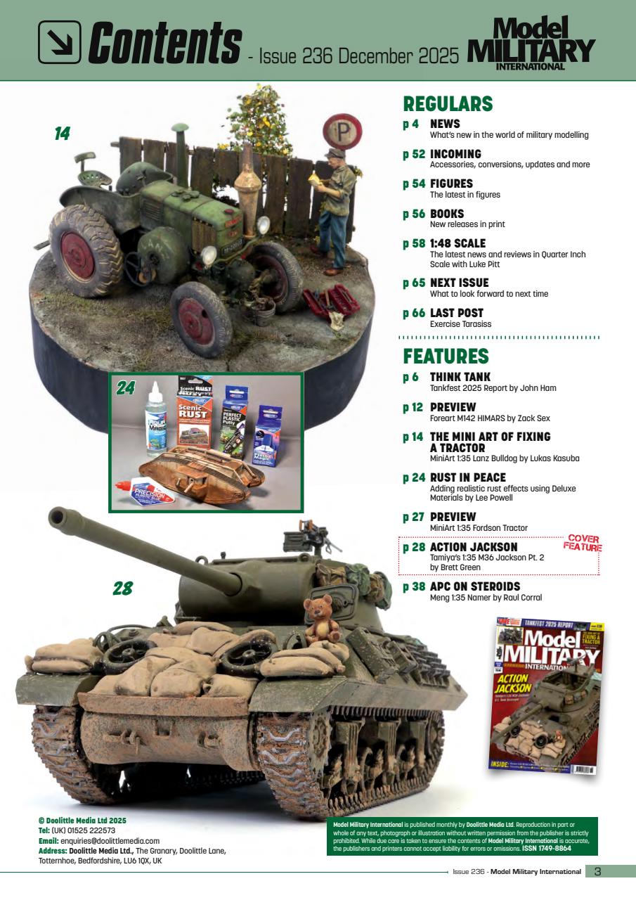 Military Modelling International Magazine Preview Pages