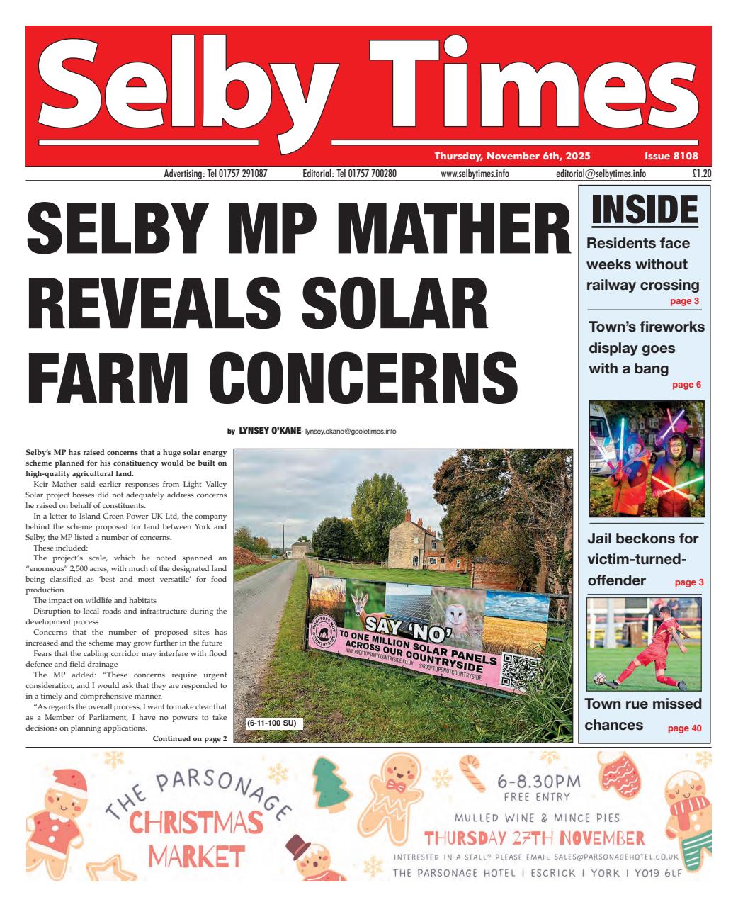 Selby Times Preview Pages