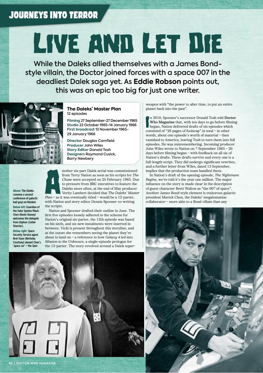 Doctor Who Magazine Preview Pages